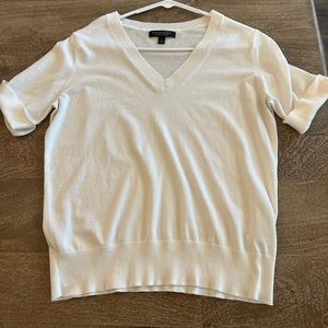 Banana Republic Ivory Top, Sz Small